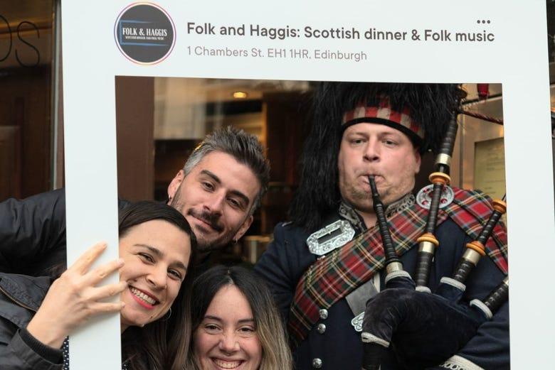 Meet a real Scottish piper!